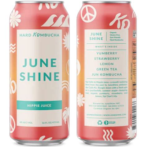 hippie juice juneshine|JuneShine Hippie Juice 16oz Can 